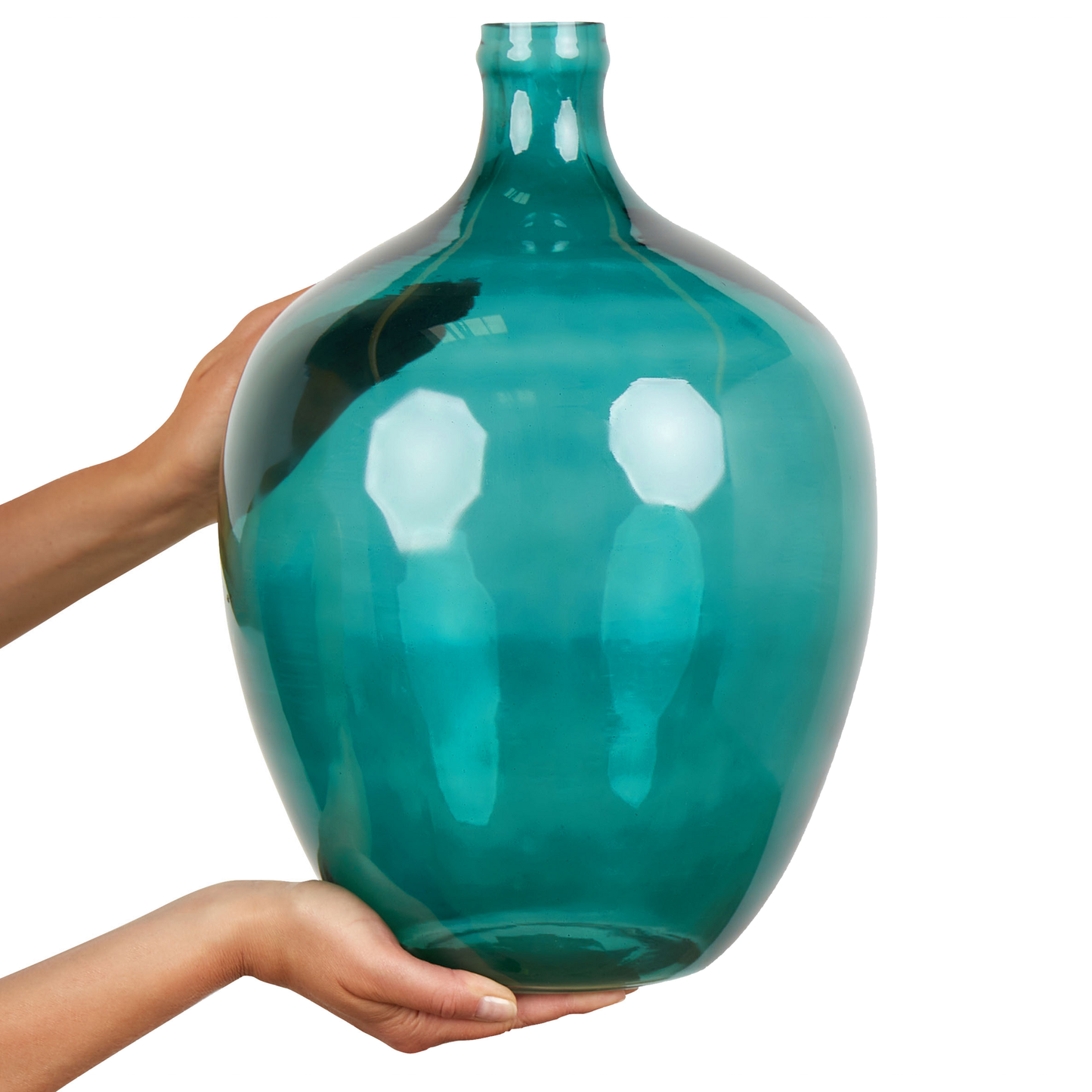 Dekovase ROTI Glas 39 cm Türkis