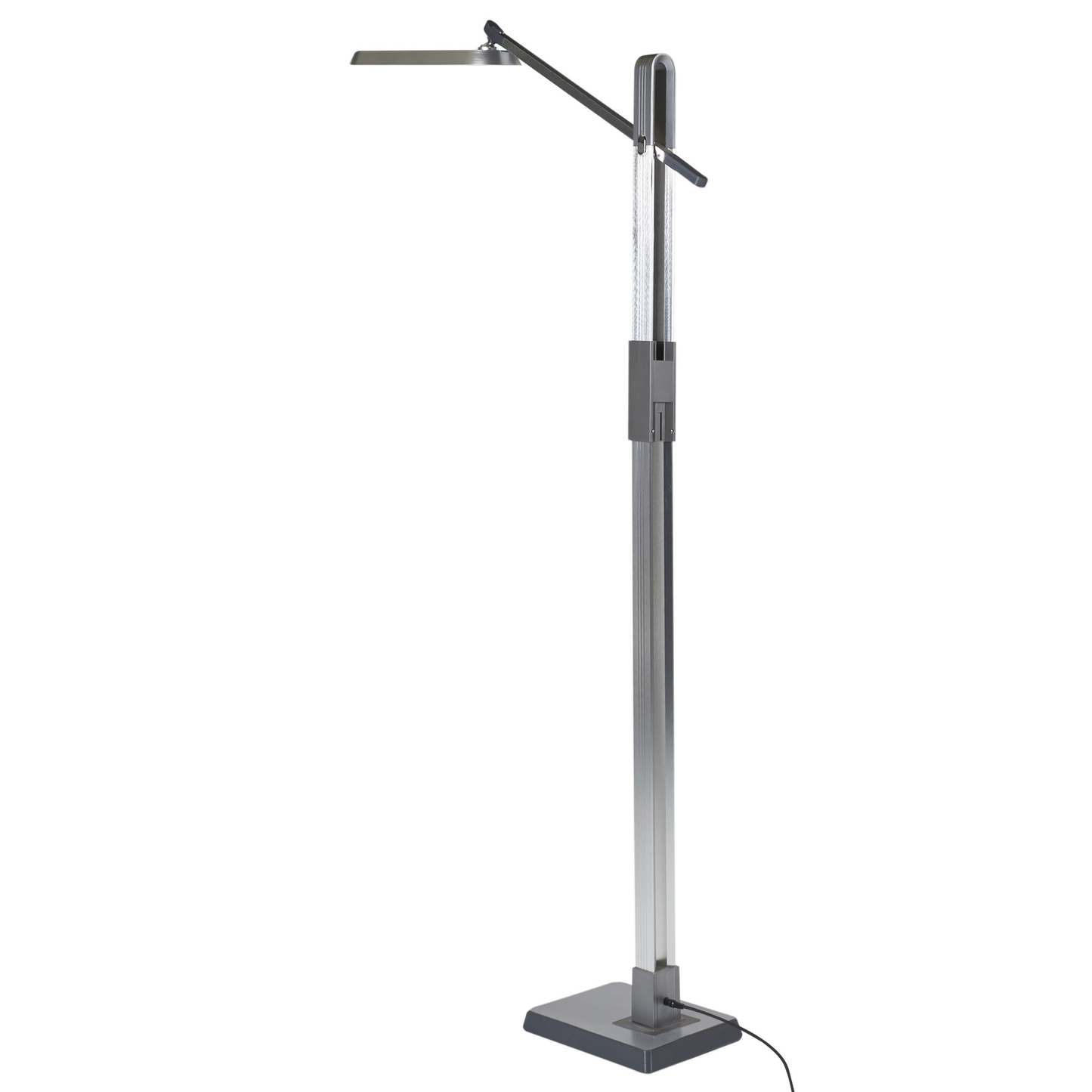 LED Stehlampe AQUARIUS mit Dimmer Metall Silber