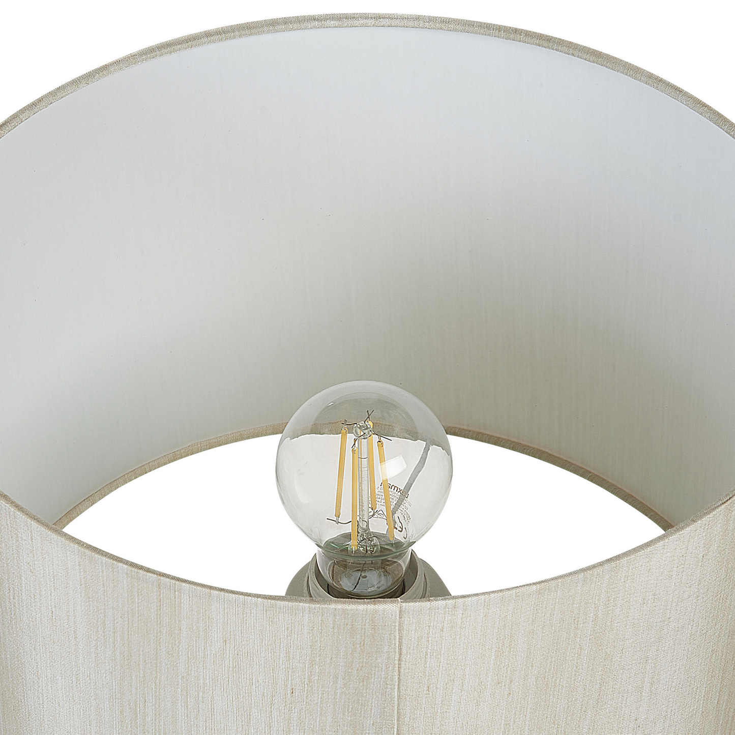 Tischlampe Glas smaragdgrün 41 cm Trommelform KEILA