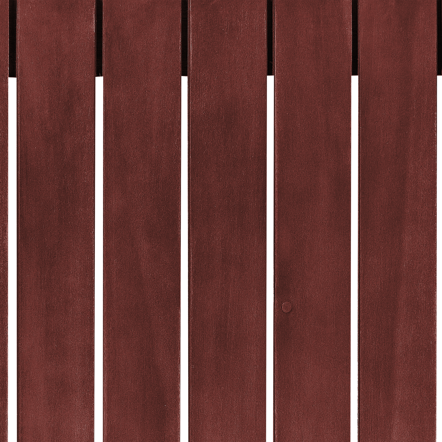 Gartensofa 3-Sitzer TRANI modular zertifiziertes Akazienholz Dunkelrot