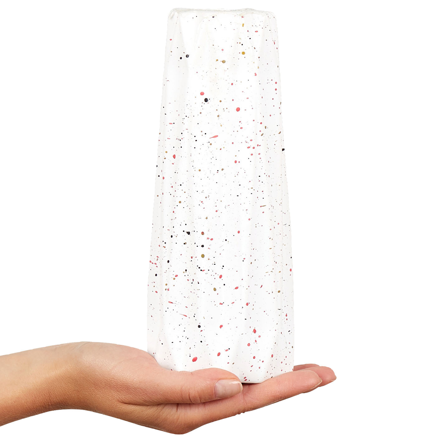 Blumenvase AMALIADA Steinzeug 24 cm Weiss