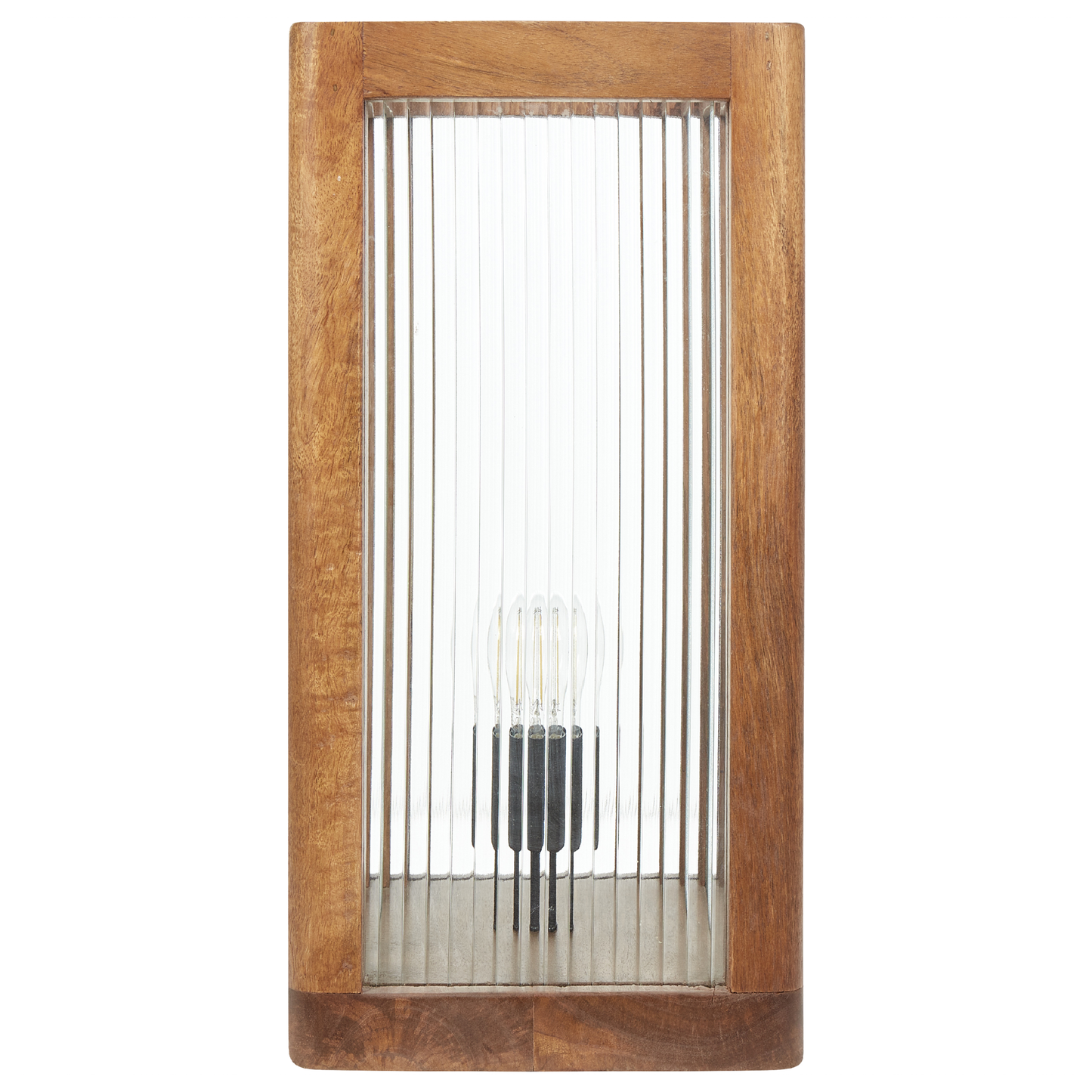 Tischleuchte KOLIDAM Mango Holz Braun