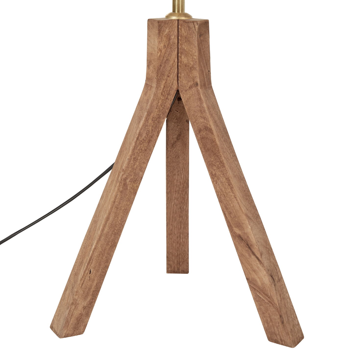 Tischleuchte BEKI Mango Holz Braun