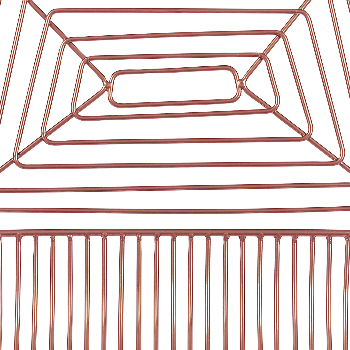 Set mit 2 Barstühlen BISBEE Metall Roségold