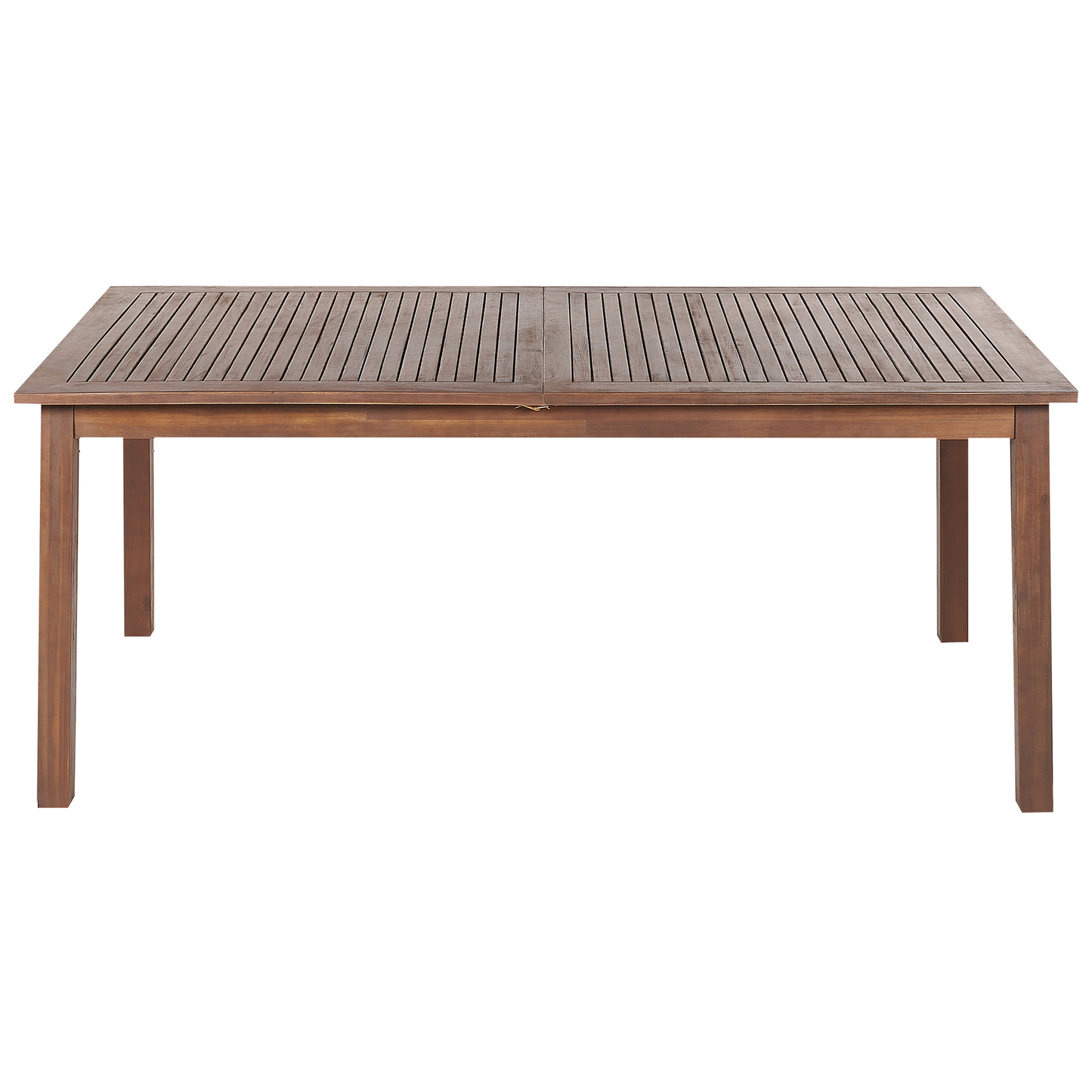 Ausziehbarer Gartentisch CESANA 180/240 cm 100 cm Akazienholz Dunkelbraun