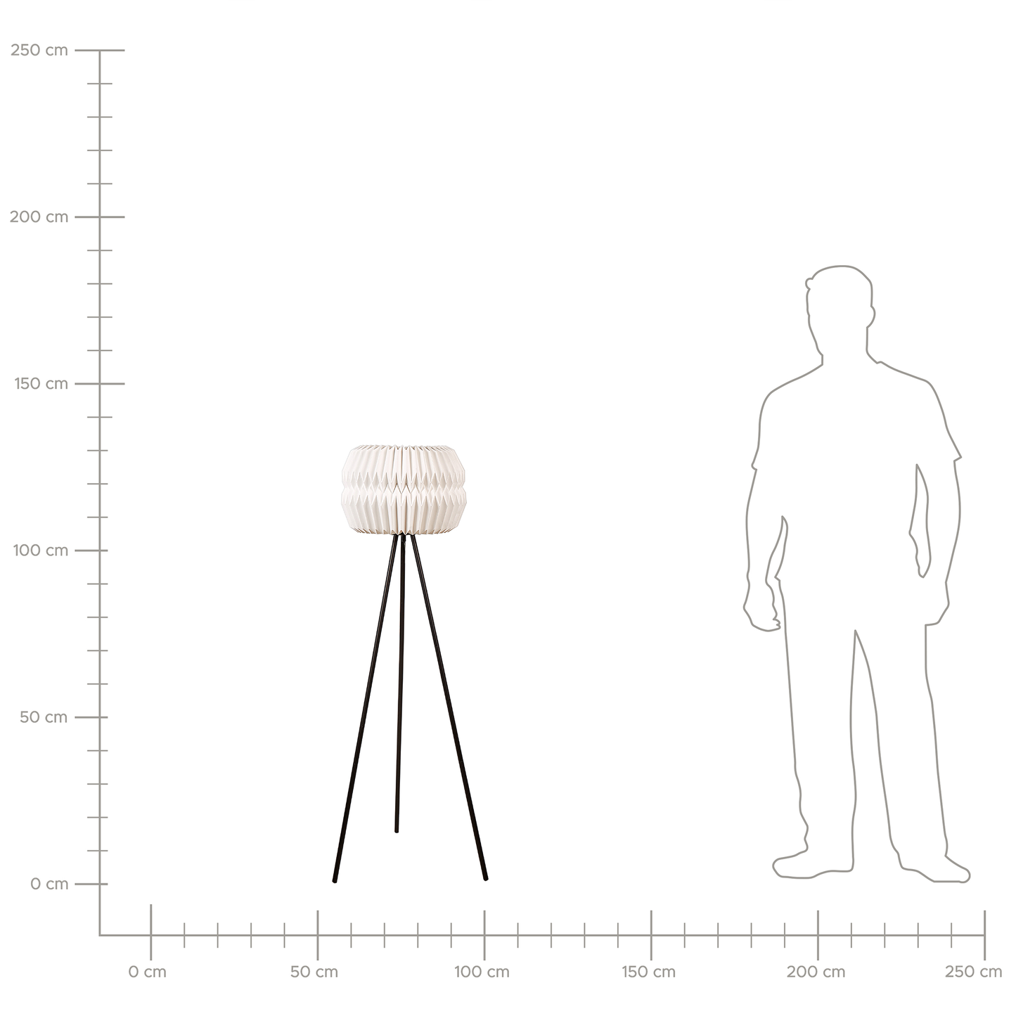 Stehlampe HUNTER Weiss