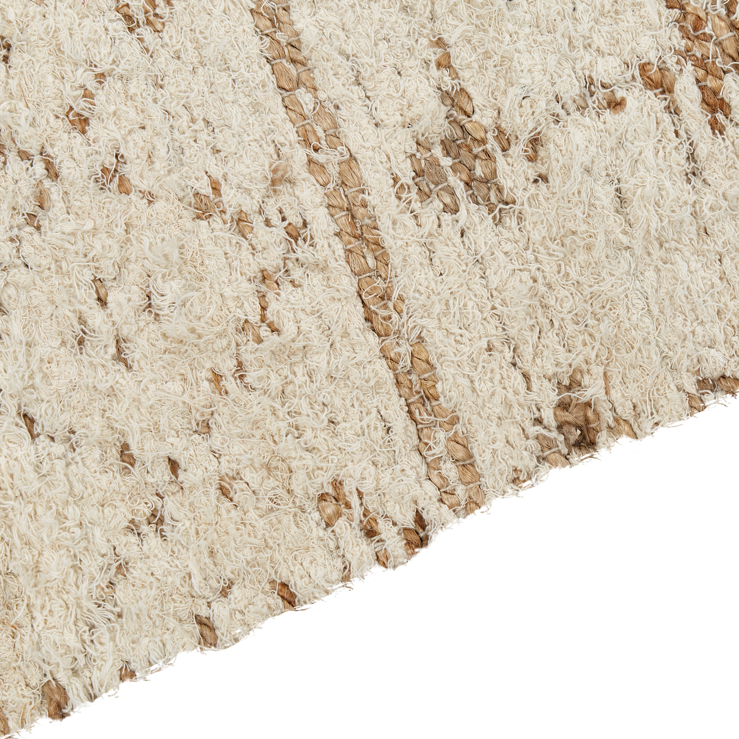 Teppich Baumwolle / Nutzhanf beige 300 x 400 cm zweiseitig SANAO