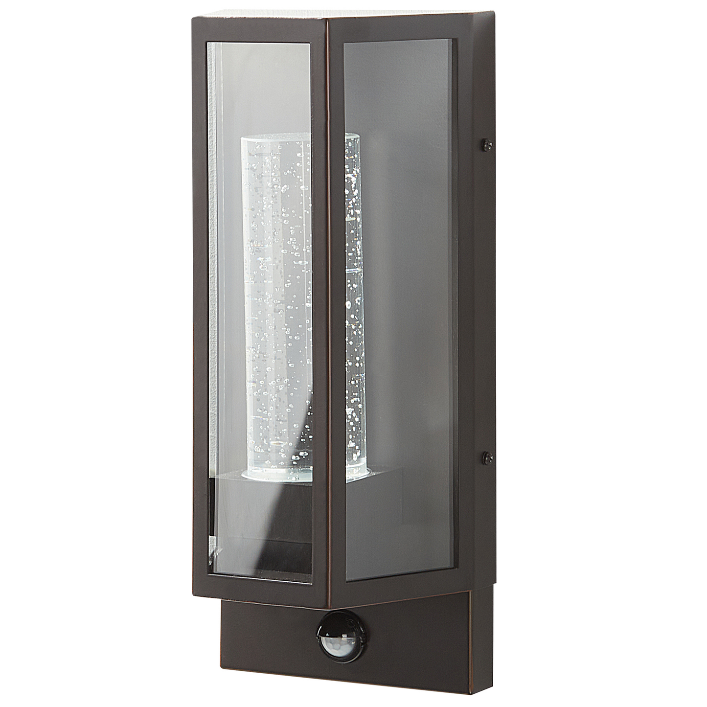 LED Aussenwandleuchte FRUID mit Bewegungsmelder Braun