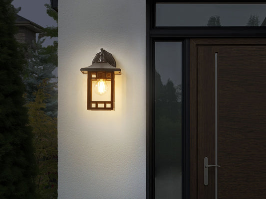 Aussenwandleuchte HERIOT Schwarz