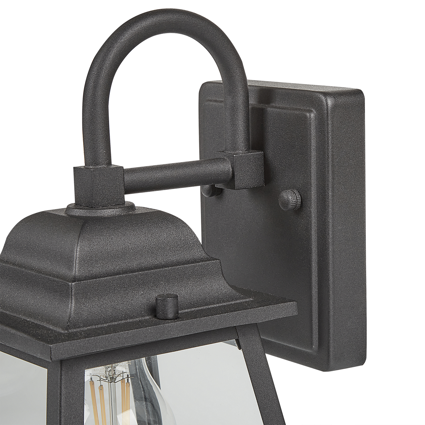 Aussenwandleuchte Metall schwarz 33 cm dreieckig GARRY