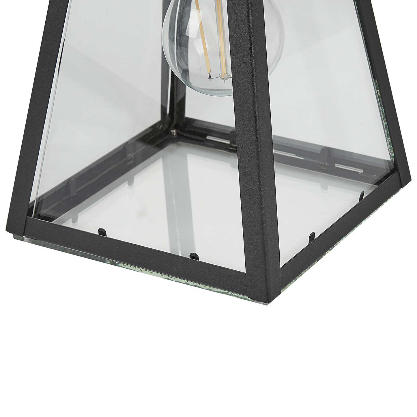Aussenwandleuchte Metall schwarz 33 cm dreieckig GARRY