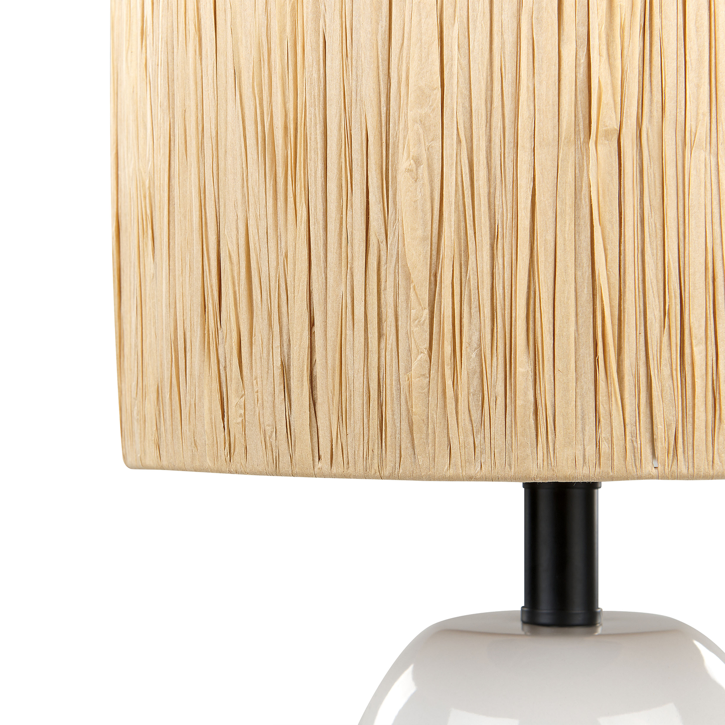 Tischleuchte JUBONES Keramik Naturfarben