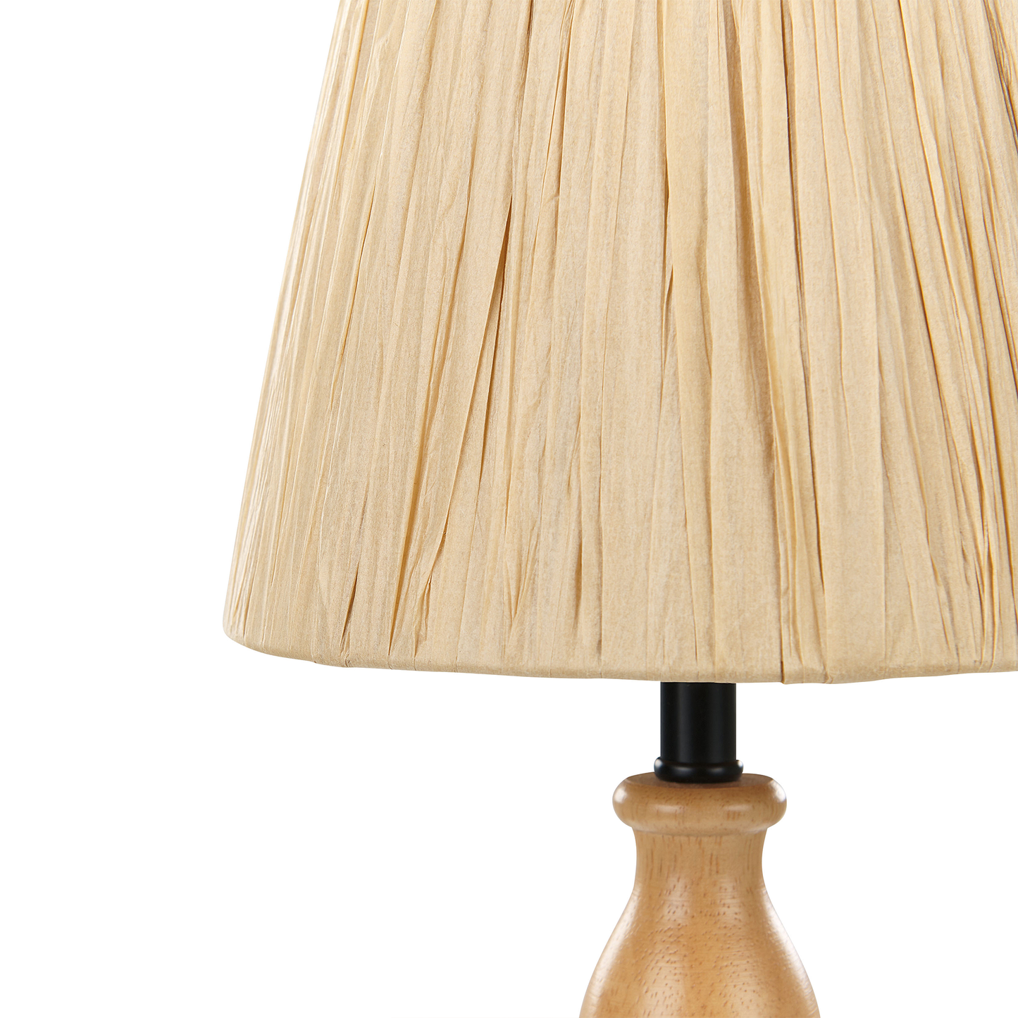 Tischleuchte MORONA Holz Naturfarben