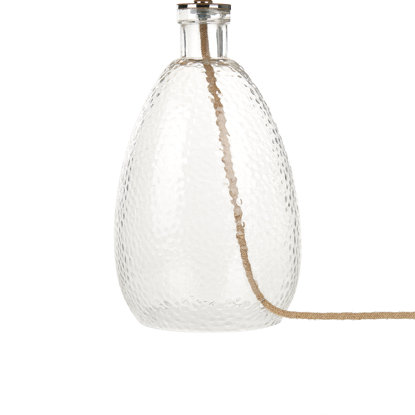 Tischleuchte BLANCO Glas Naturfarben