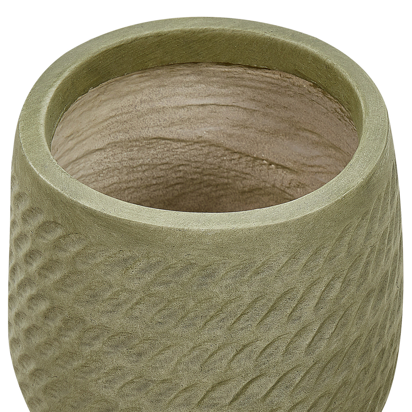 Blumenkübel LIVADIA Stein 19 cm Olivgrün