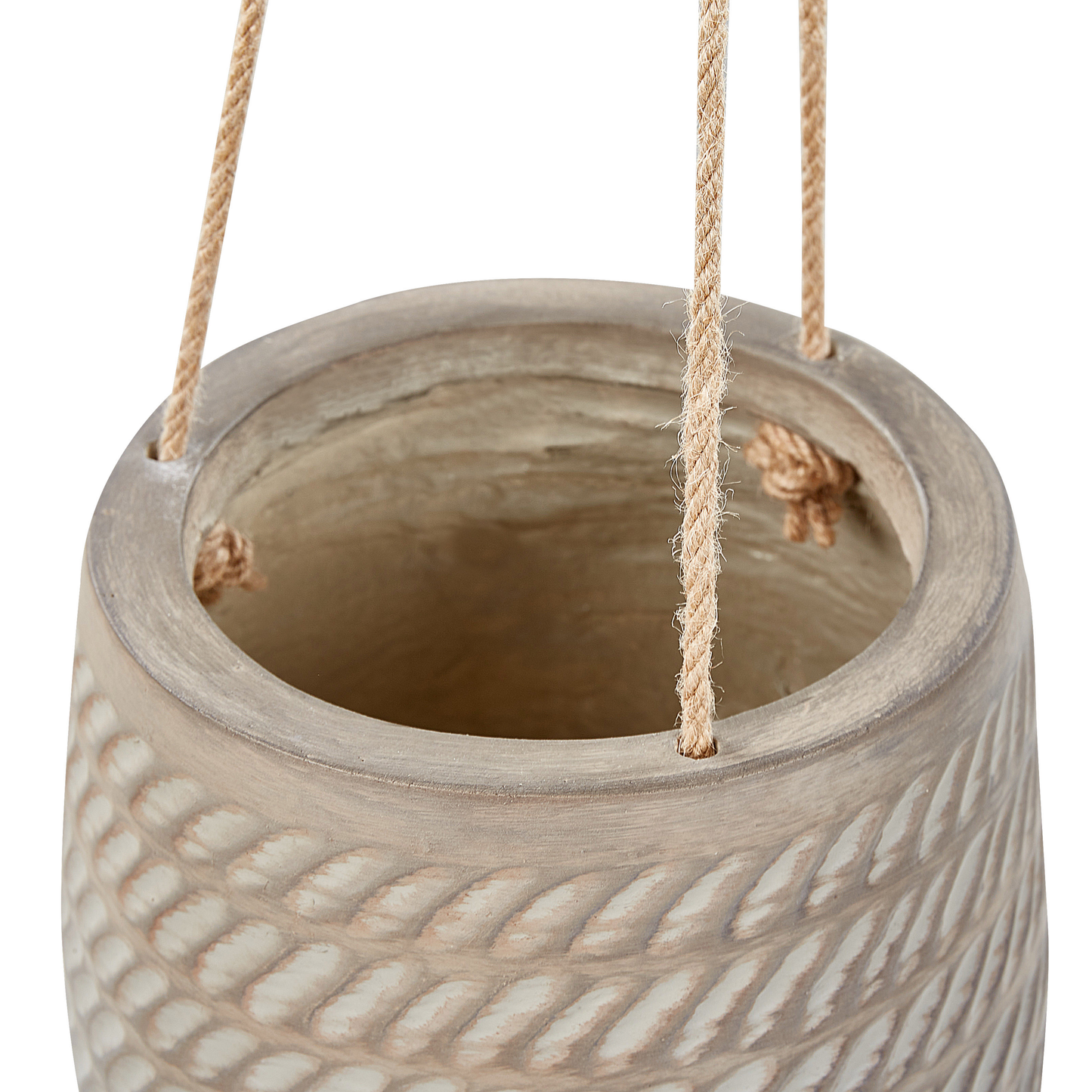 Blumenkübel LIVADIA Stein 20 cm Taupe