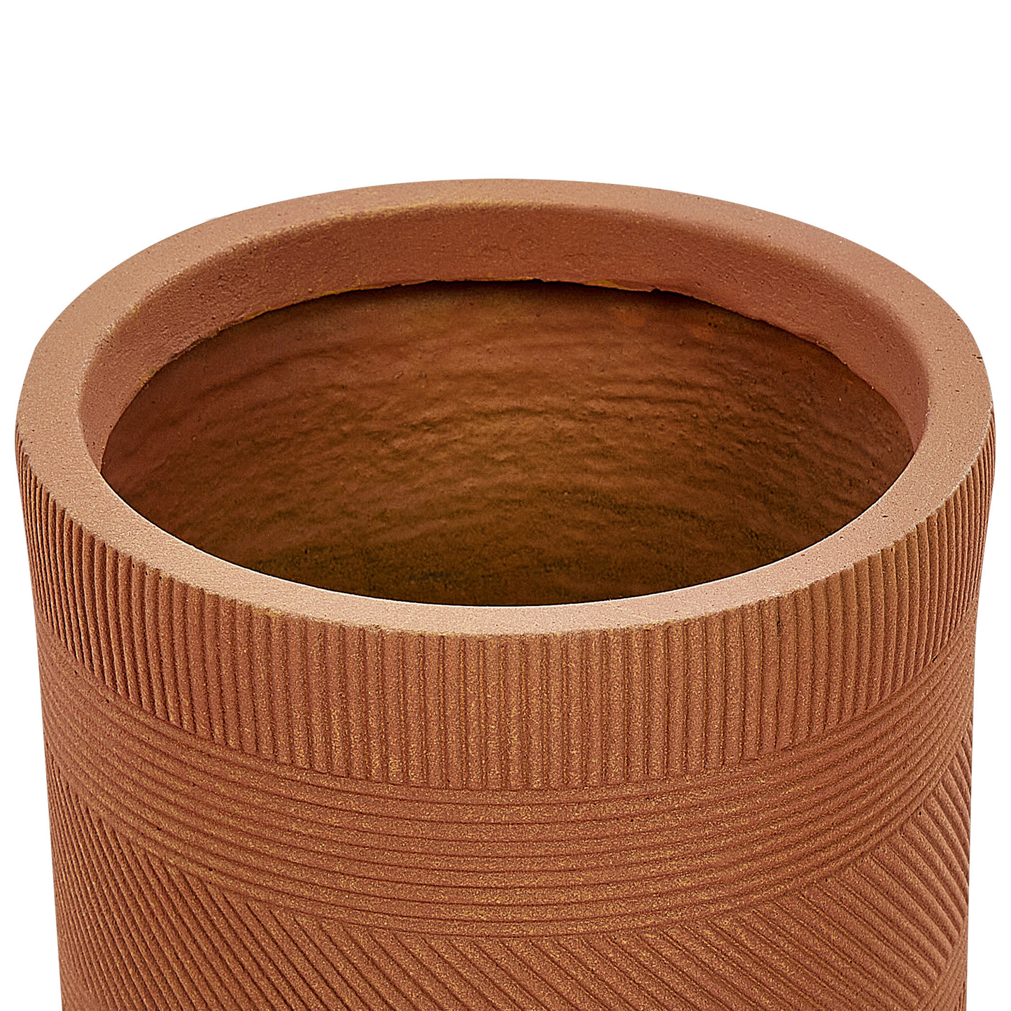 Blumentopf goldbraun rund 31 x 31 x 31 cm VOULA