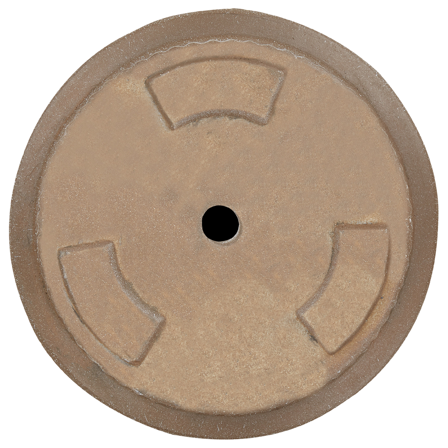 Blumentopf taupe rund 24 x 24 x 24 cm DARIA