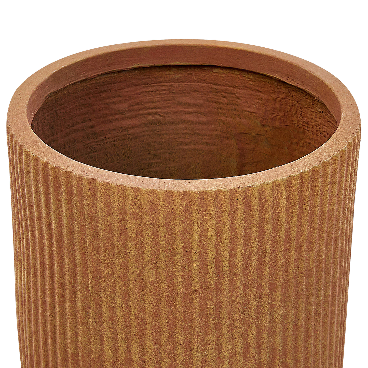 Blumentopf goldbraun rund 24 x 24 x 24 cm DARIA