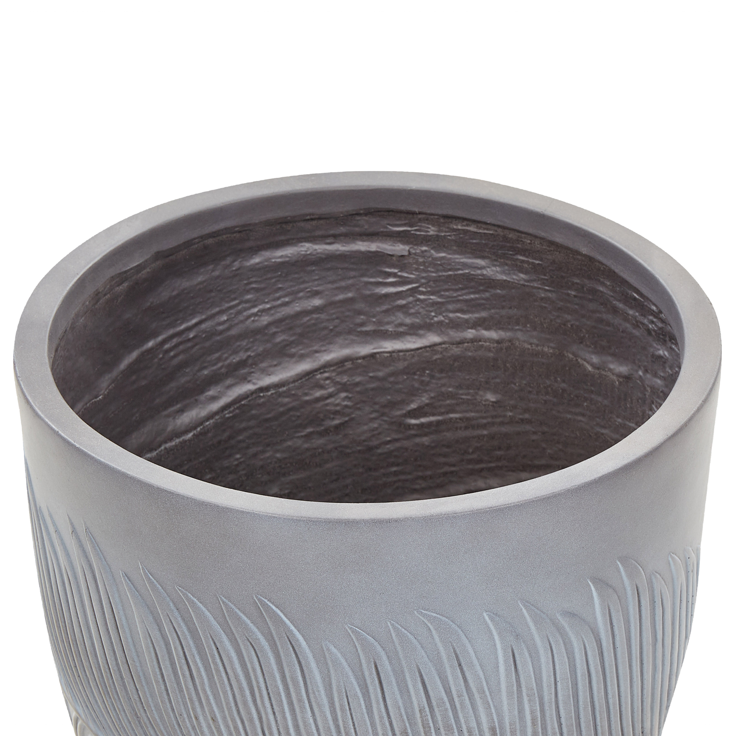 Blumenkübel FTERO Keramik 35 cm Grau