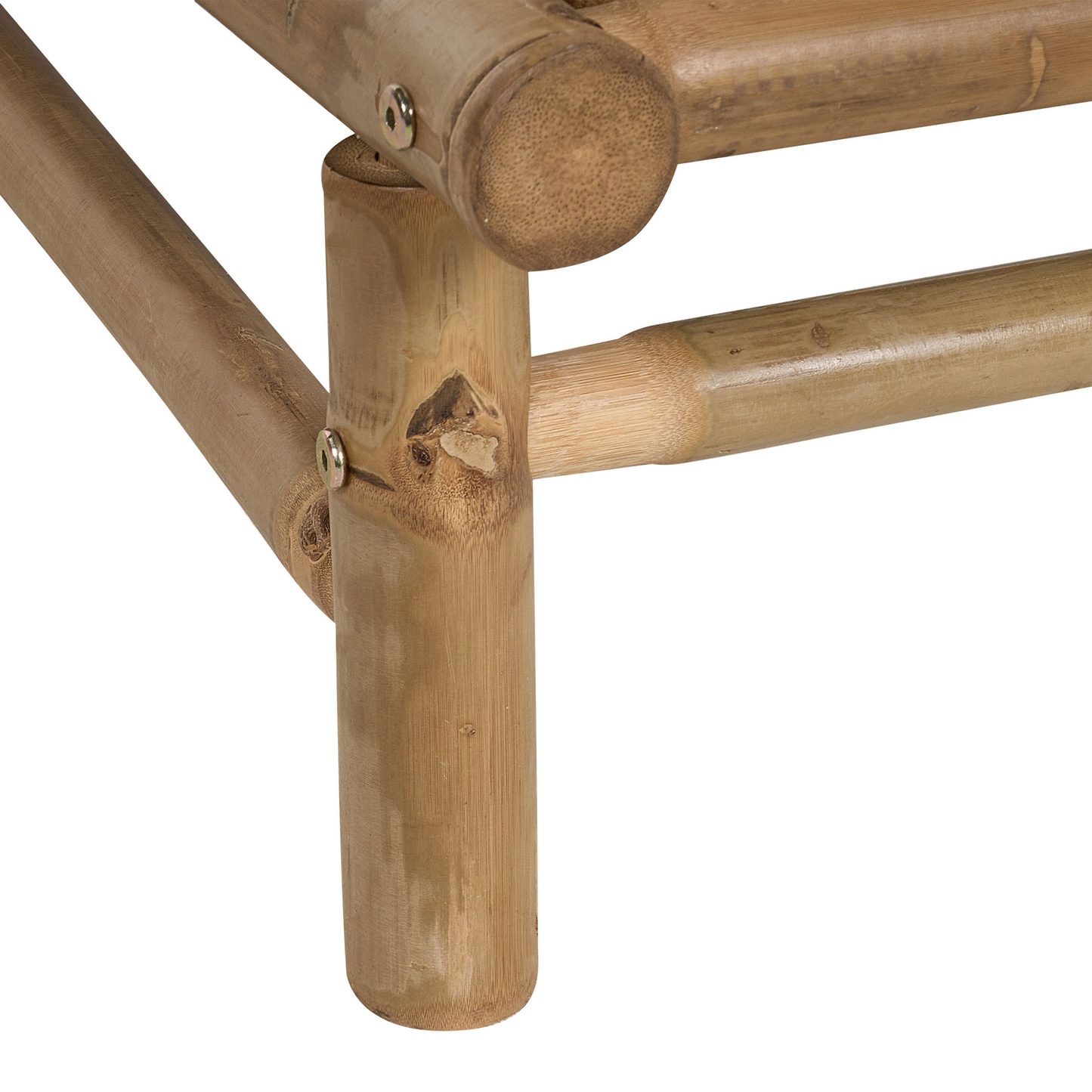 Set mit 2 Stühlen und Sitzkissen TODI Bambusholz Taupe