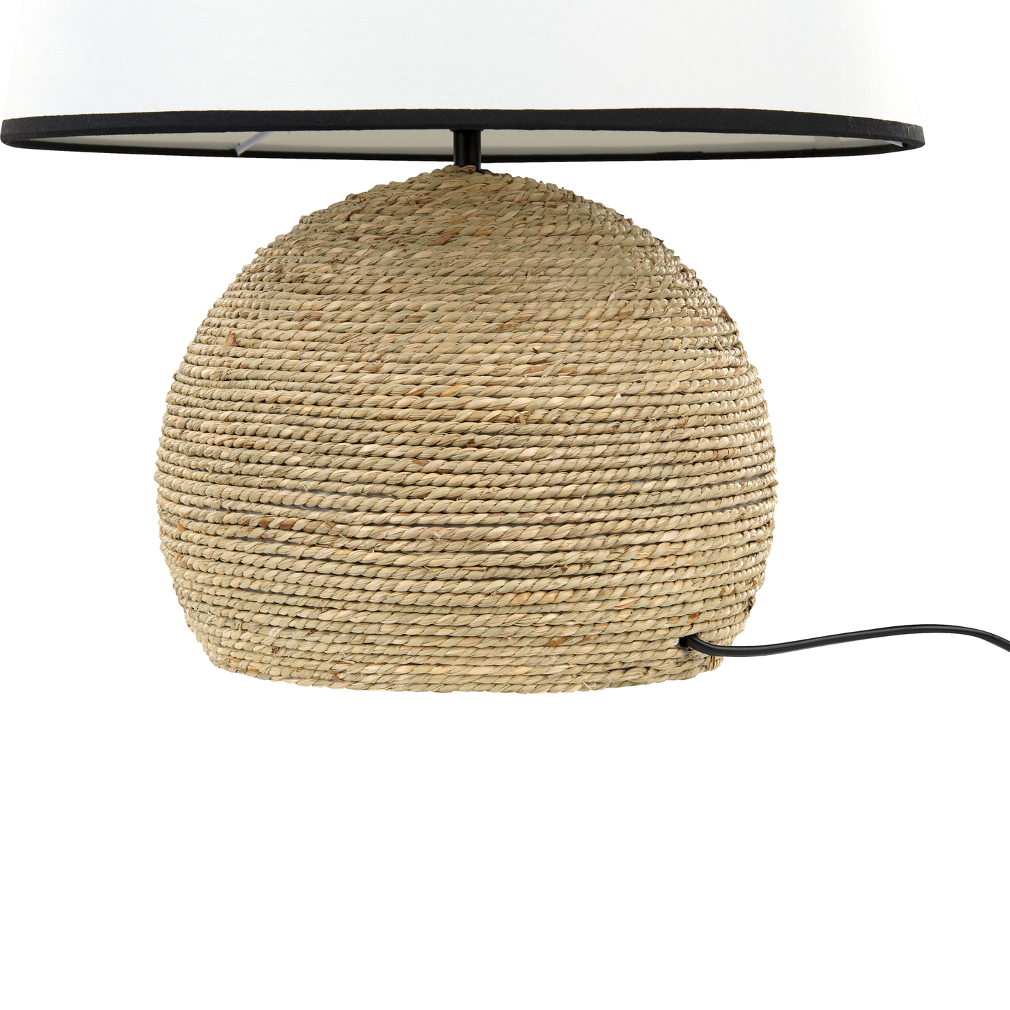 Tischleuchte GROWEE Geflecht Naturfarben