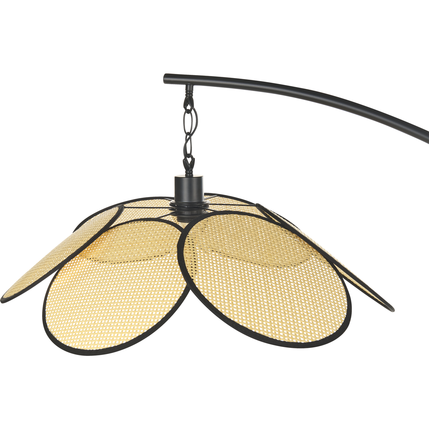 Stehlampe MERRICA Metall Schwarz