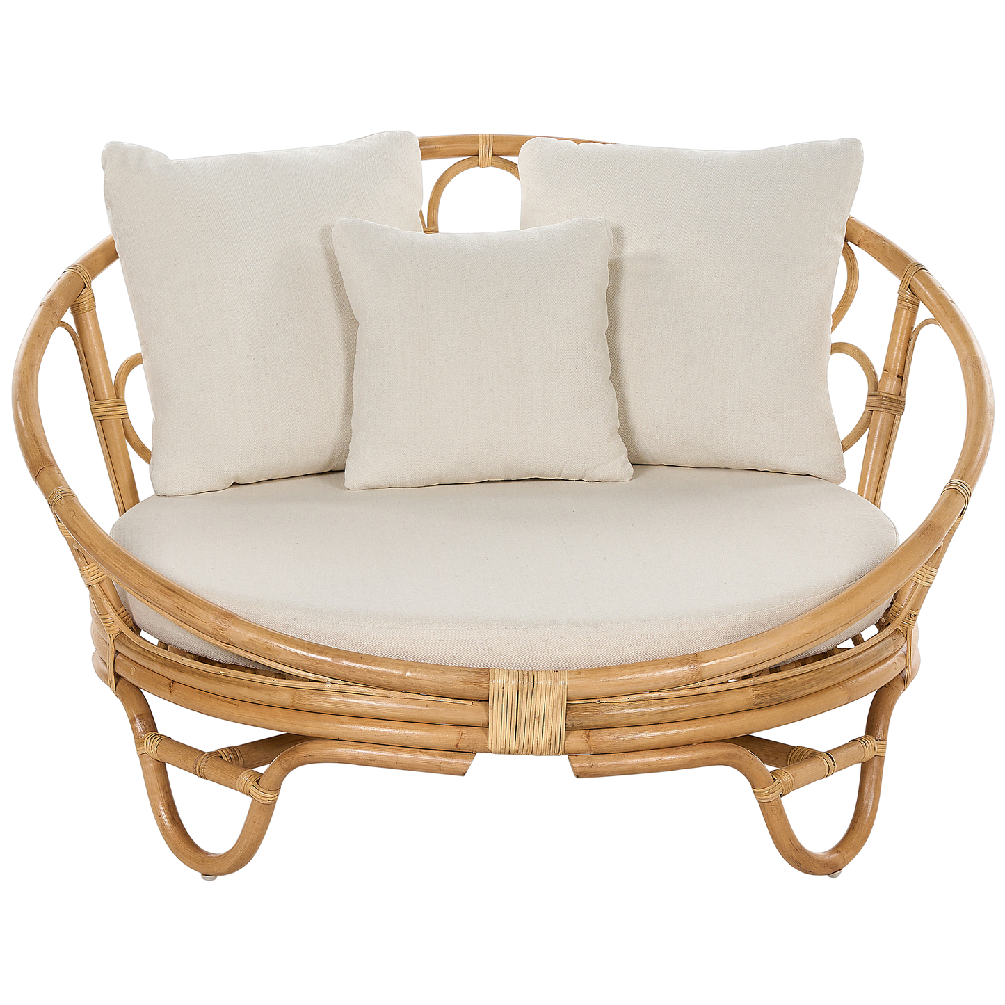 Sonneninsel 2er Set ROSSANO Rattan Naturfarben