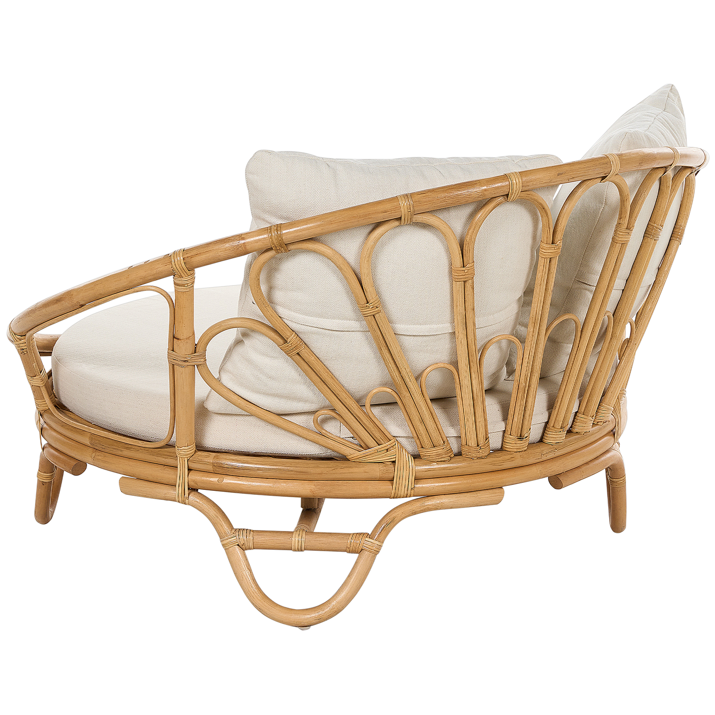Sonneninsel 2er Set ROSSANO Rattan Naturfarben