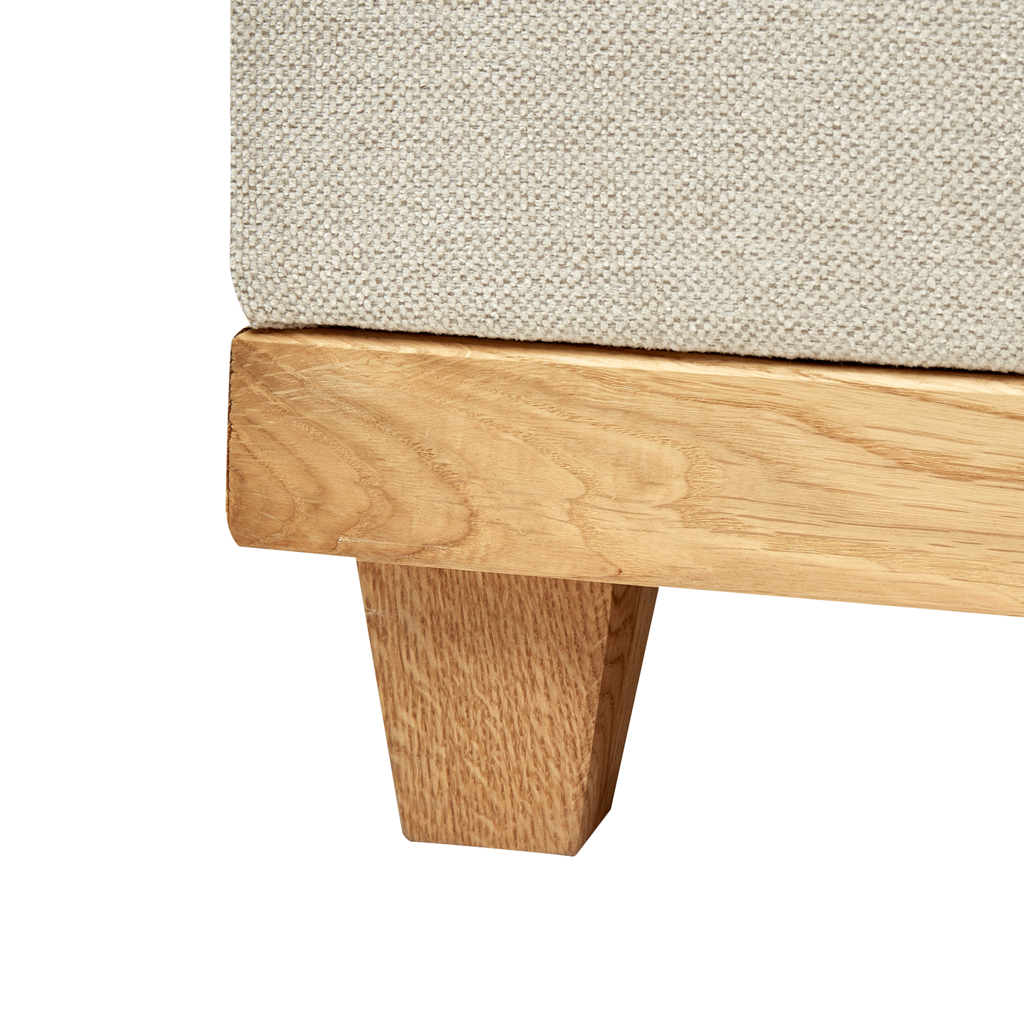 Boxspringbett mit Stauraum Stoff DYNASTY 160 x 200 cm Beige