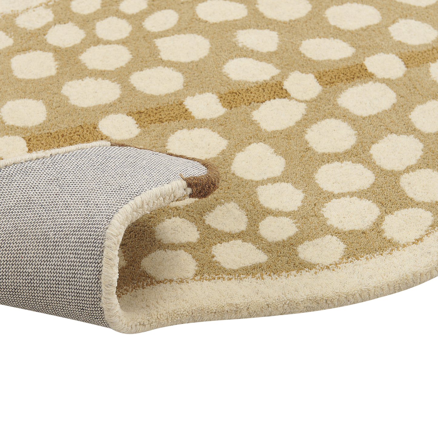 Kinderteppich Wolle beige / braun 100 x 160 cm Rehmotiv YONA