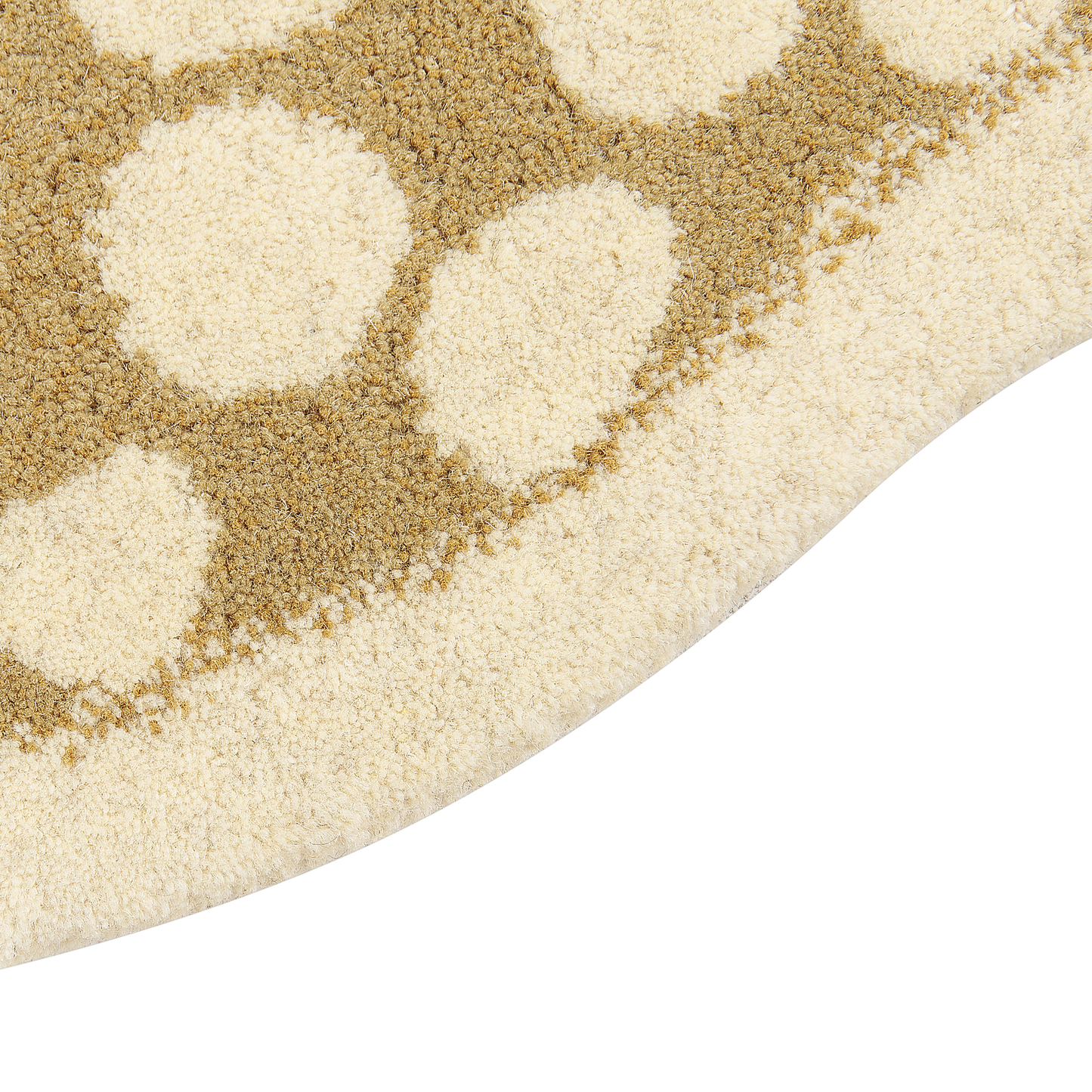 Kinderteppich Wolle beige / braun 100 x 160 cm Rehmotiv YONA