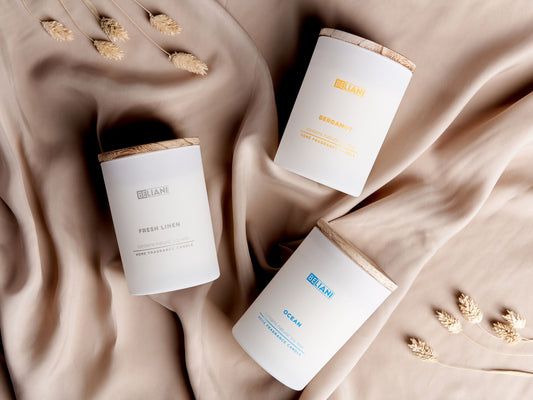 Duftkerzen 3er Set SIMPLICITY Sojawachs Fruchtige Note Frische Note