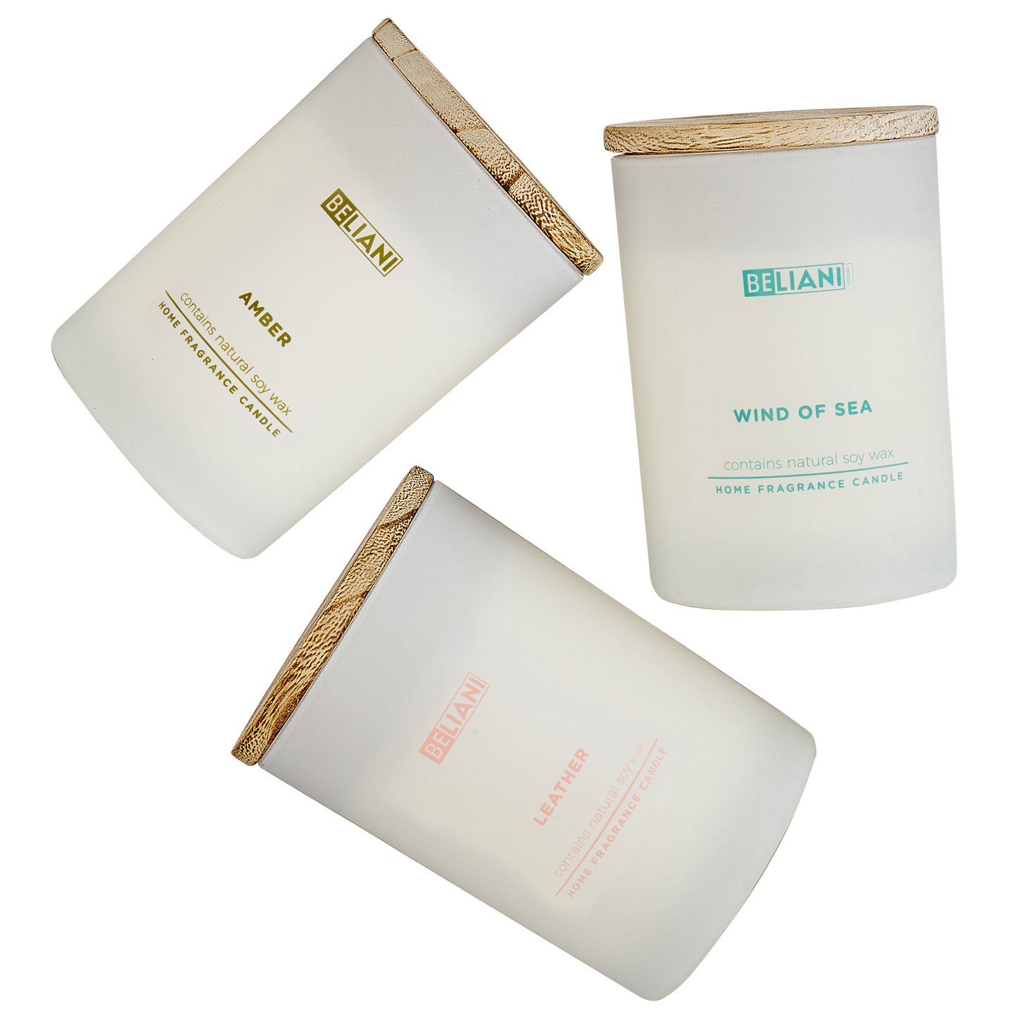 Duftkerzen 3er Set SIMPLICITY Sojawachs Orientalische Note Frische Note