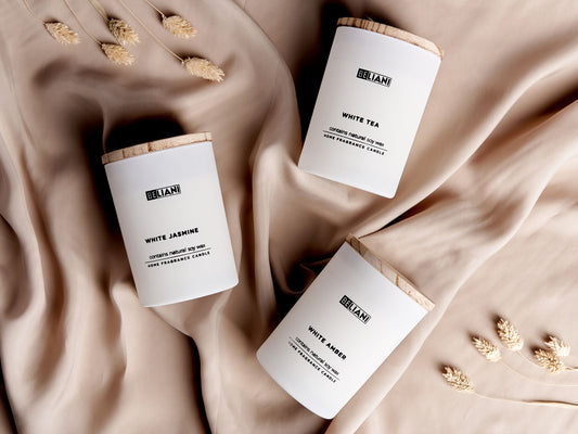 Duftkerzen 3er Set SIMPLICITY Sojawachs Frische Note Blumige Note