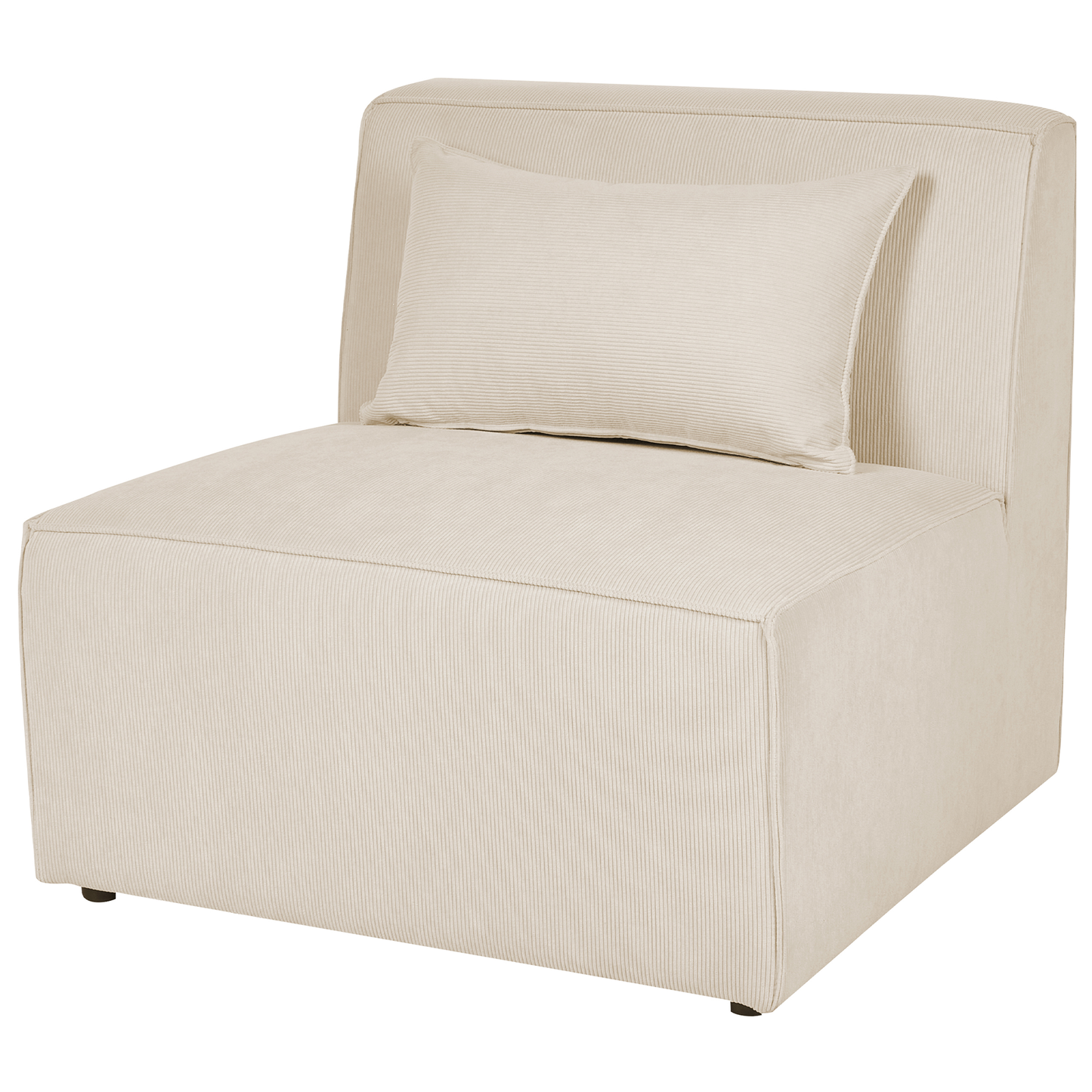 Chaiselounge Cord hellbeige LEMVIG