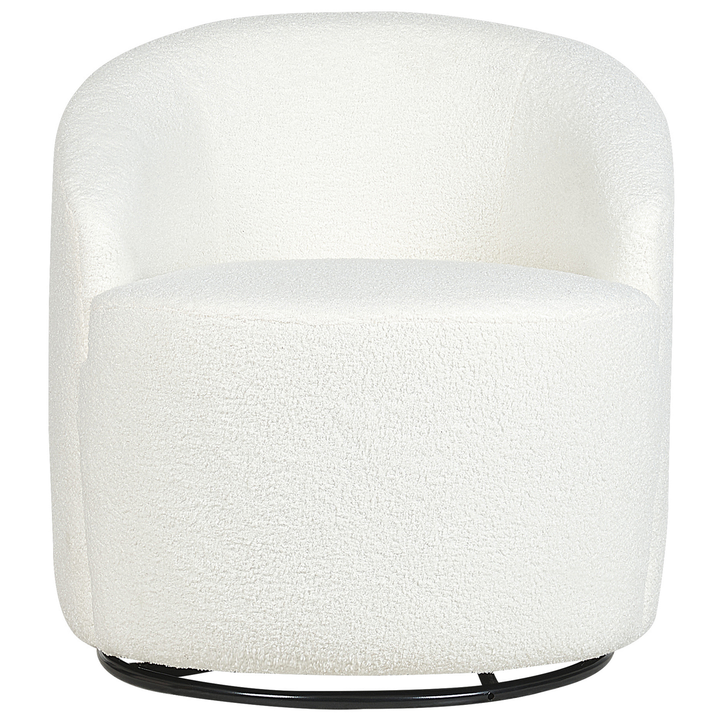 Drehsessel DAVIK Bouclé Creme