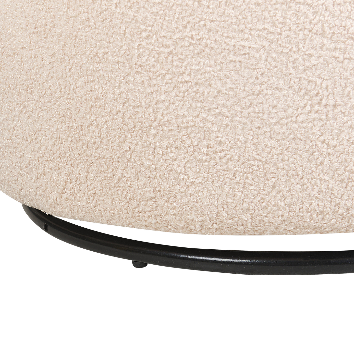 Drehsessel DAVIK Bouclé Beige