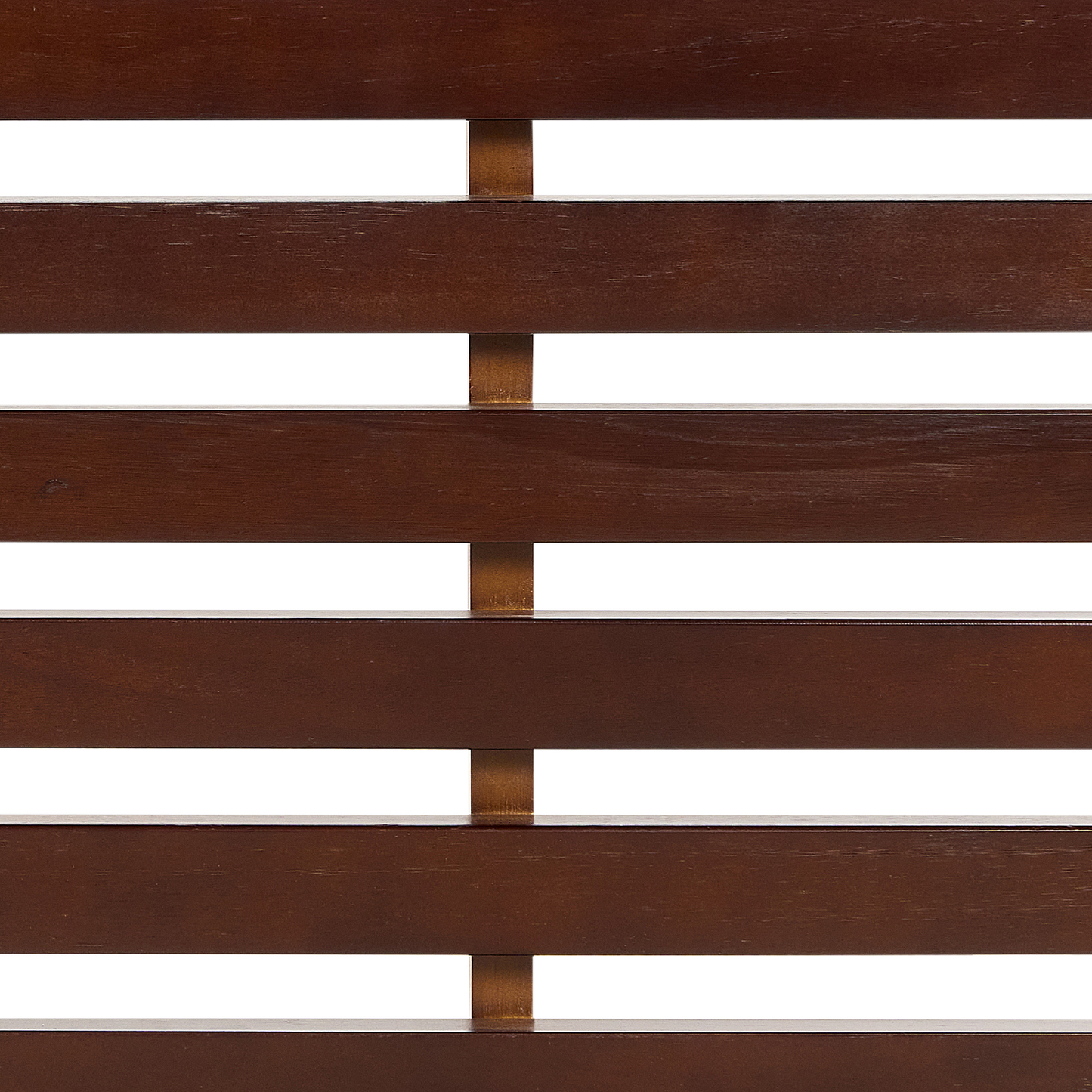 Bett mit Lattenrost Kiefernholz CARNAC 160 x 200 cm Dunkelbraun