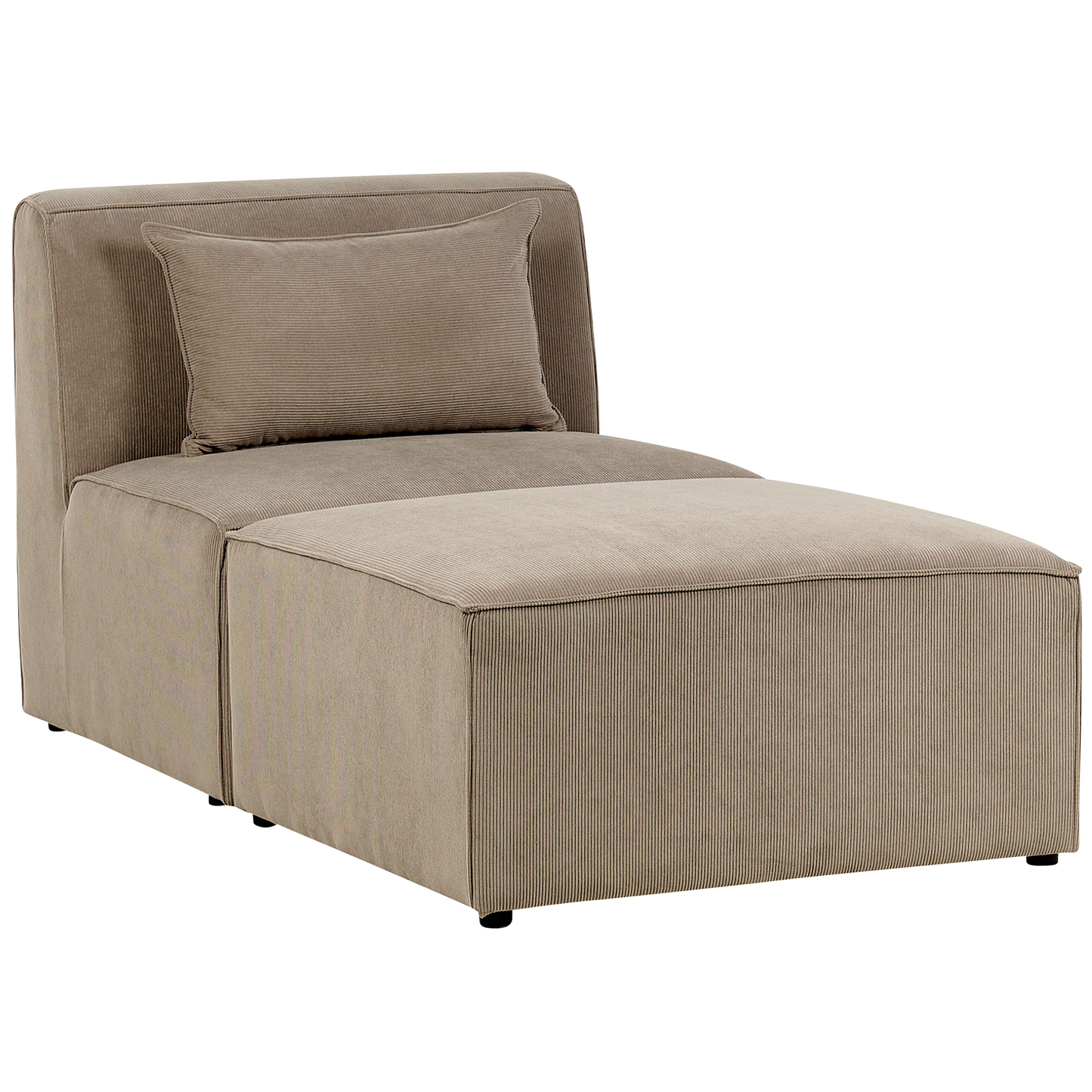Chaiselounge Cord taupe LEMVIG