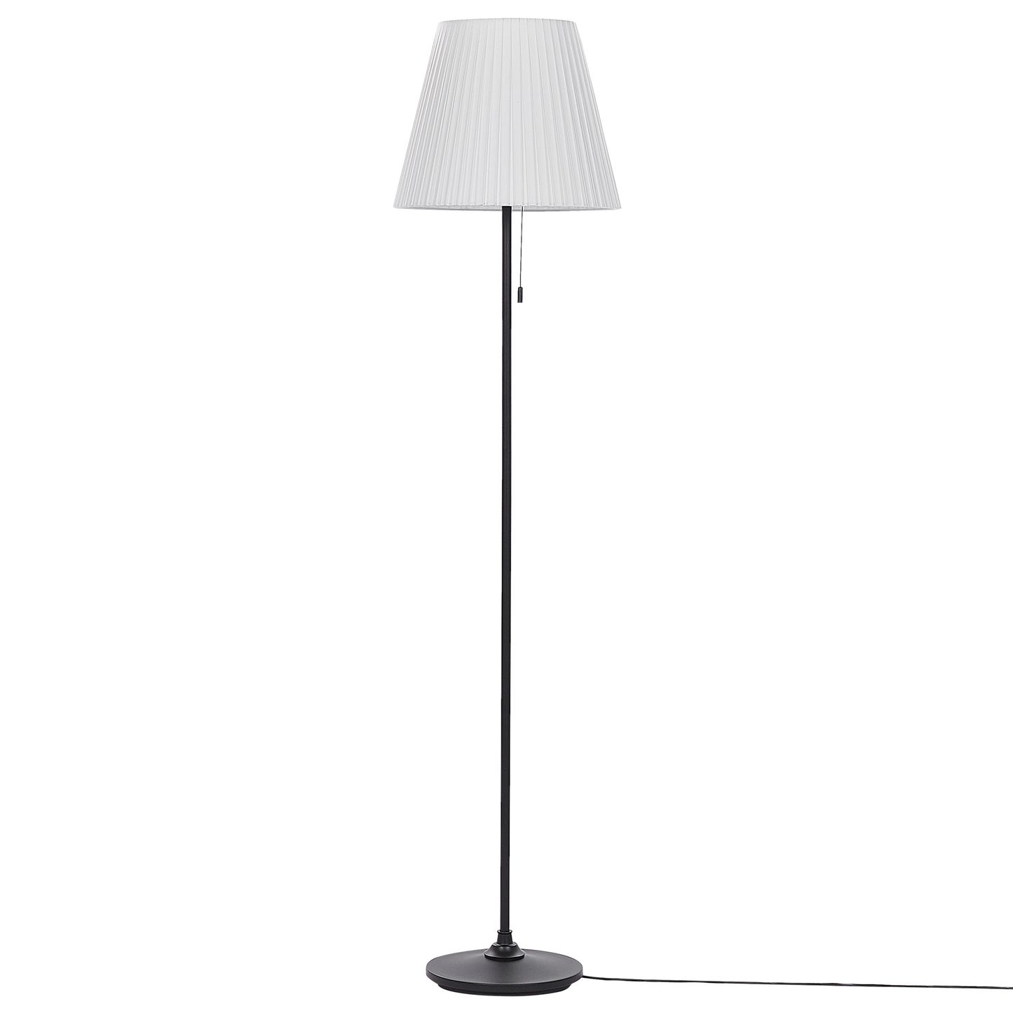Stehlampe schwarz / weiss 148 cm Kegelform TORYSA