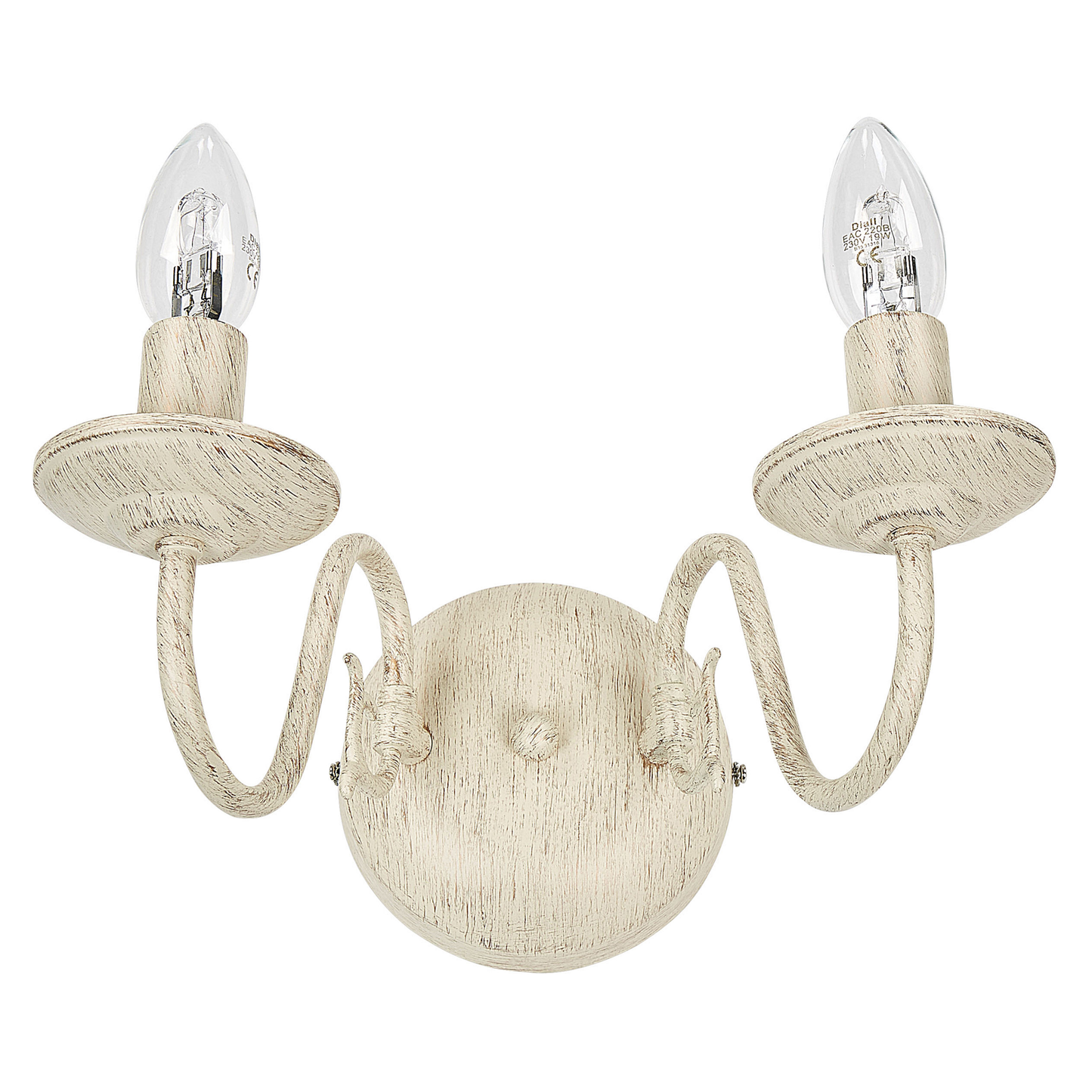 Wandlampe BRITHON Metall Weiss