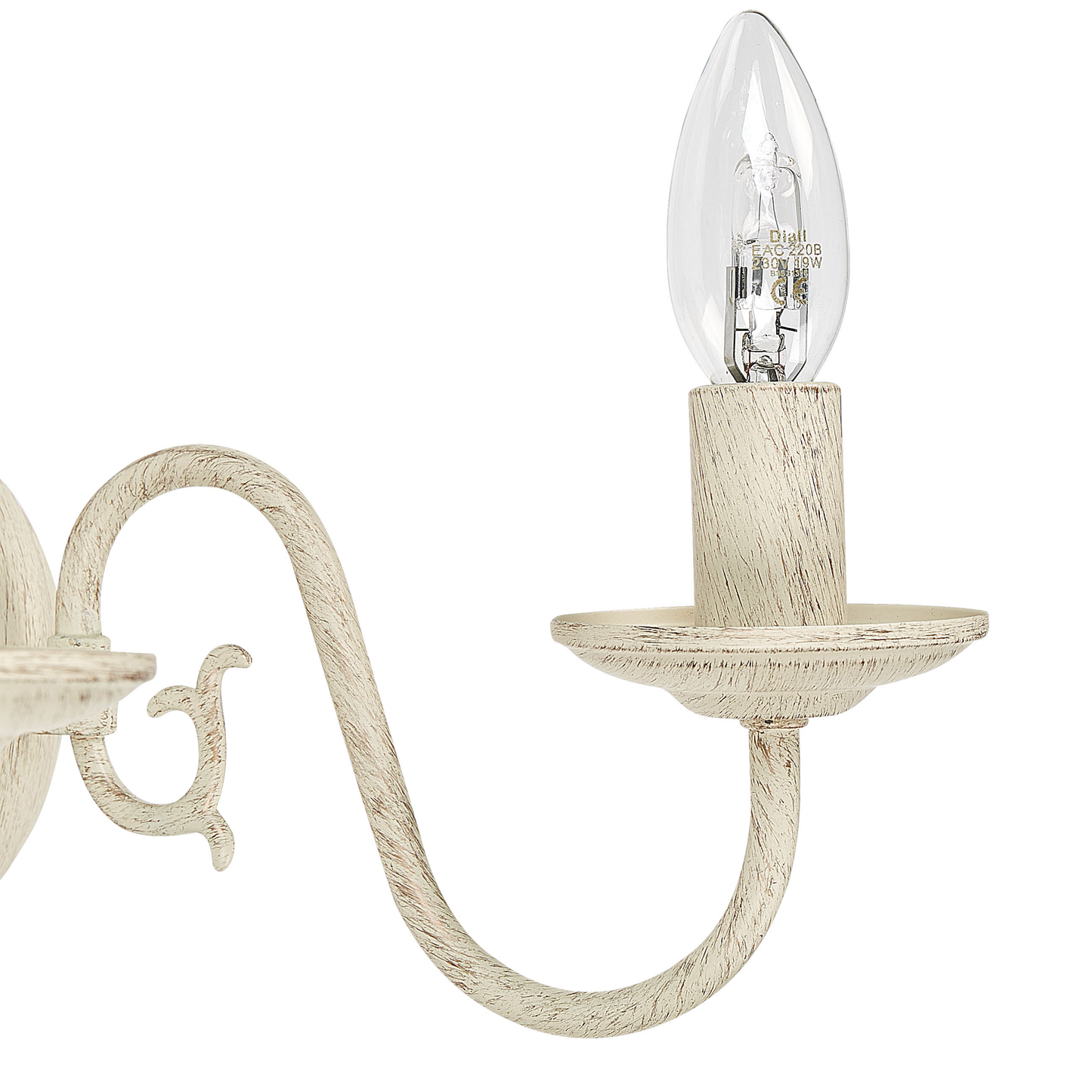 Wandlampe BRITHON Metall Weiss