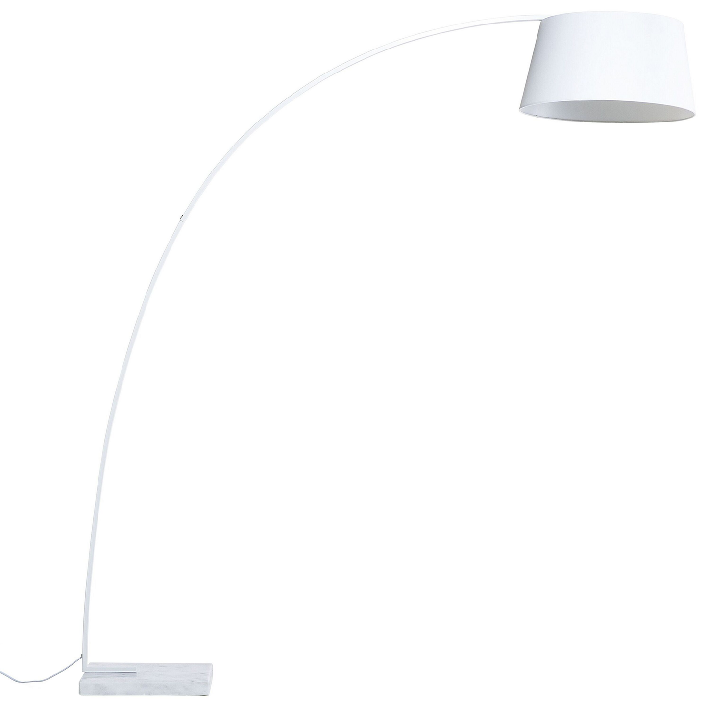 Stehlampe BENUE Metall Weiss