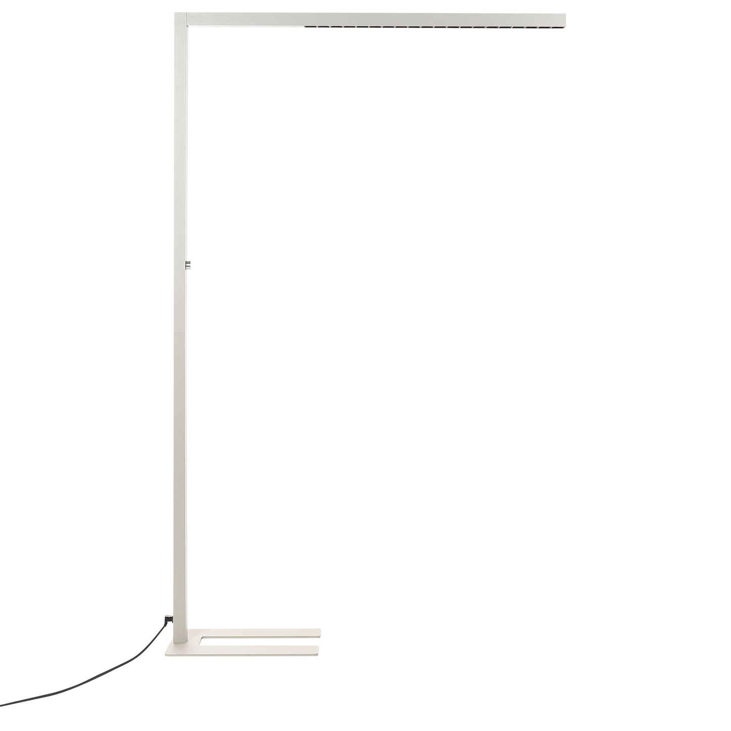 LED Stehlampe MENSA mit Bewegungsmelder Metall Silber