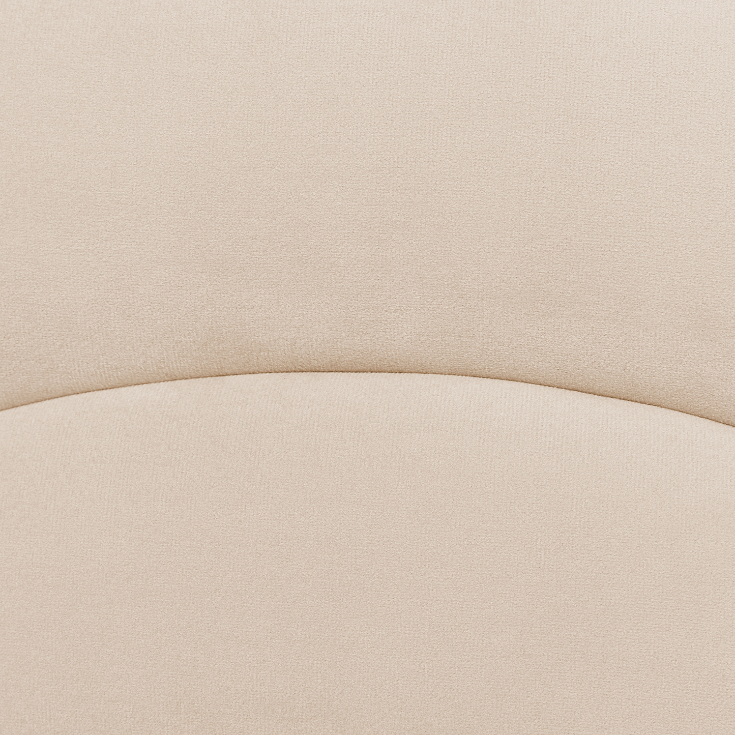 Polsterbett Samtstoff beige Lattenrost 90 x 200 cm ANET
