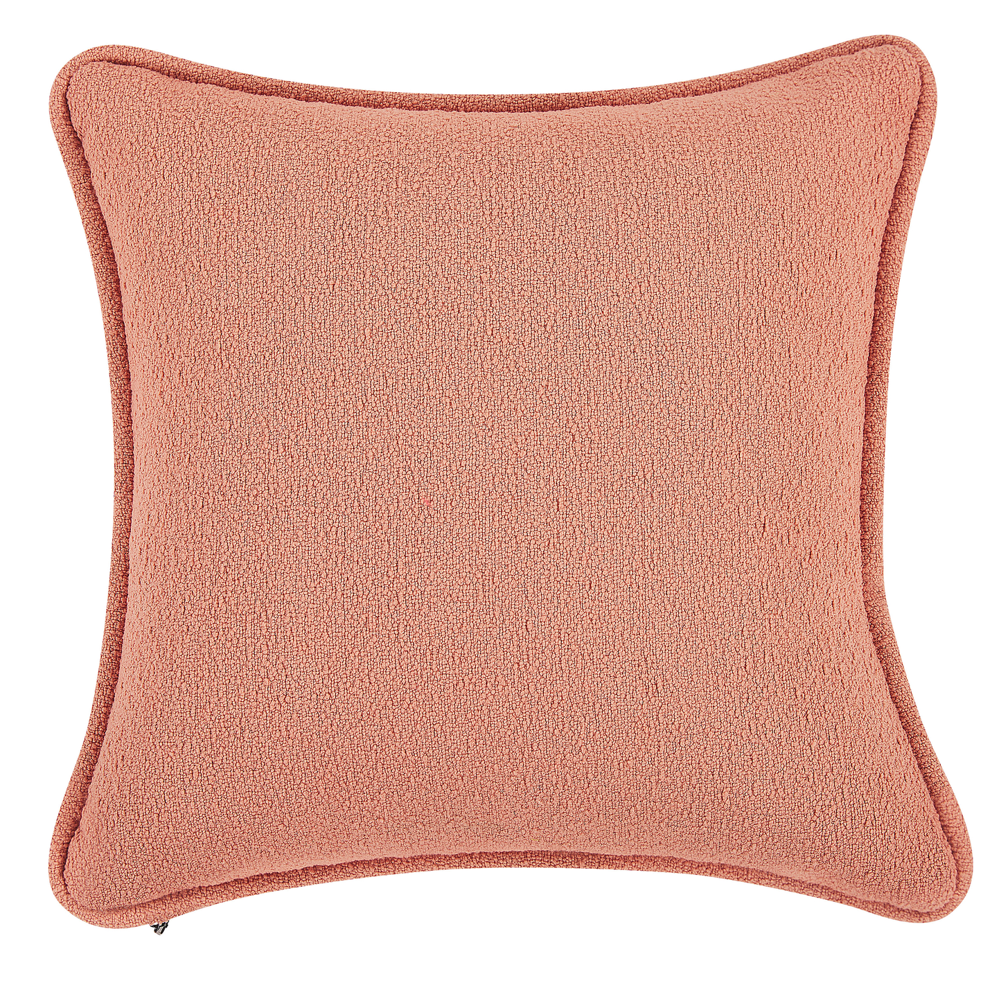 Chaiselongue Bouclé pfirsichrosa linksseitig CHEVANNES