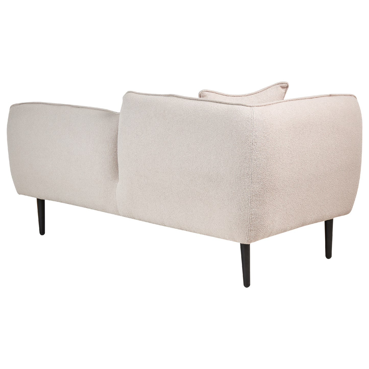 Chaiselongue Bouclé hellbeige linksseitig CHEVANNES