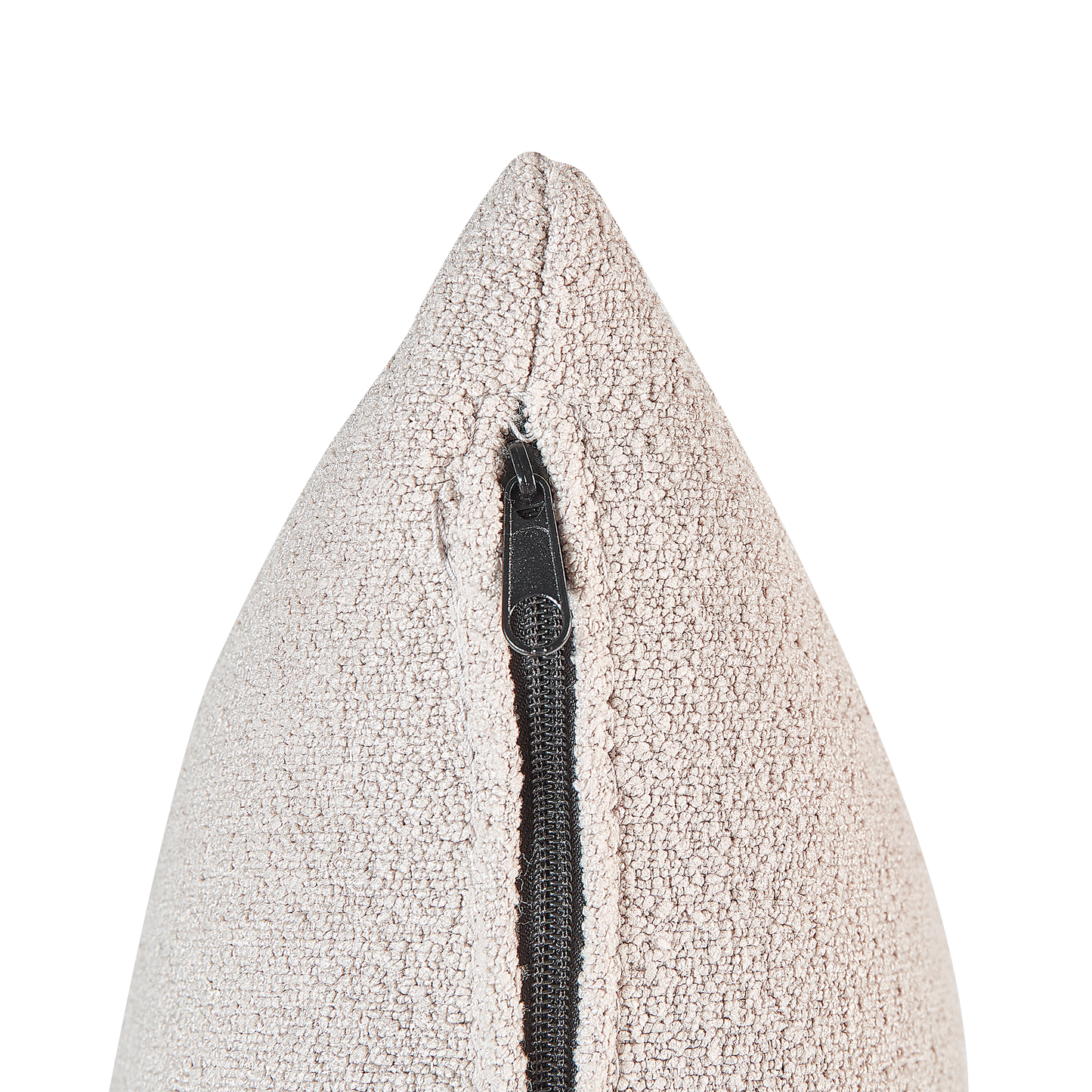 Chaiselongue Bouclé hellbeige linksseitig CHEVANNES