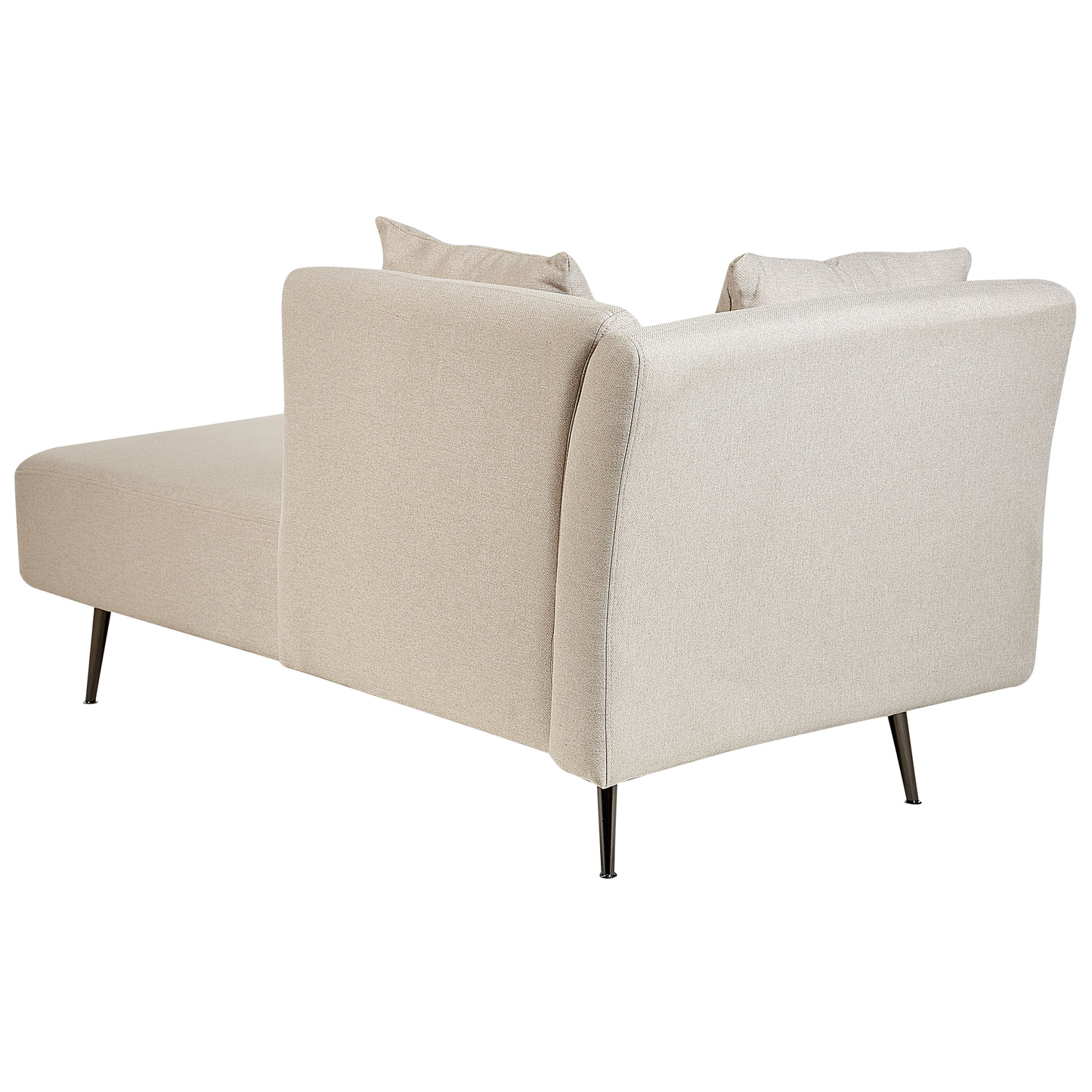 Chaiselongue Polsterbezug beige linksseitig RIOM